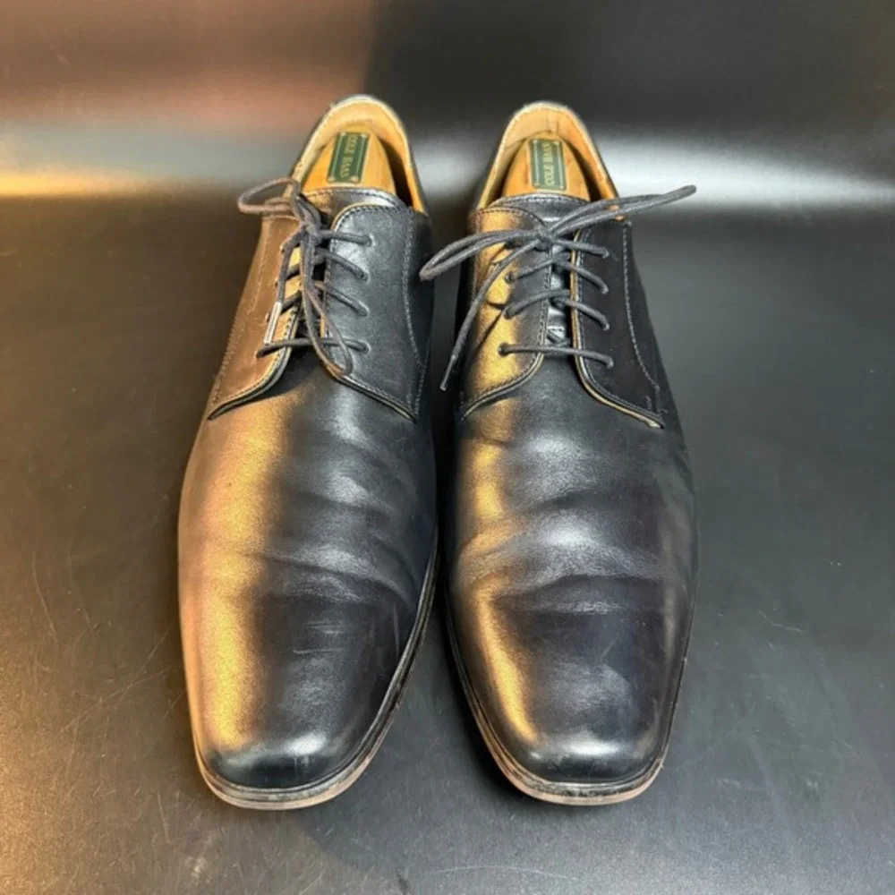 Florsheim Midtown 14161-001 Black Leather Plain‎ Toe Oxford Mens 10.5 D